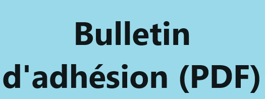 Bulletin adhésion  PDF